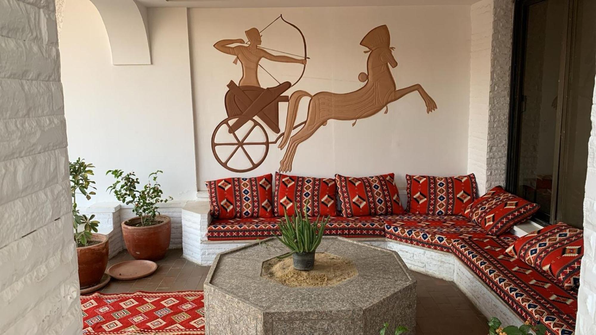 Pyramids Nights Hostel Kafret el-Gabal Buitenkant foto